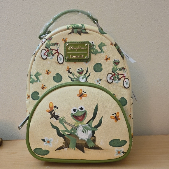 Disney Cream and Green Kids Backpack
